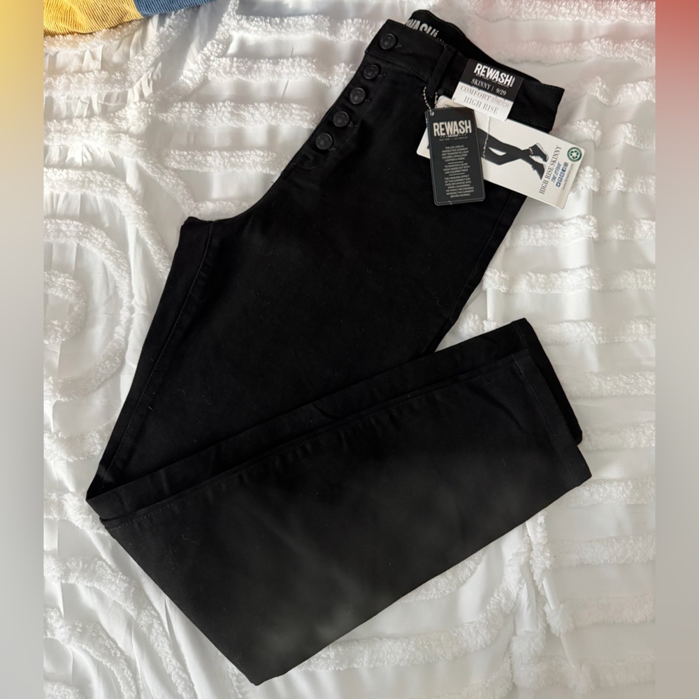 Rewash Black Men's Jeans - Picture 10 of 10